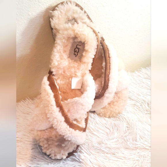 UGG Abela Slippers white with natural color - Picture 2 of 5